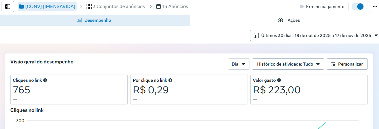 Comprovante de investimento